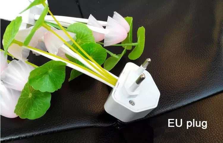 Mushroom Night Light Dusk To Dawn Sensor LED Night Lights Flower Lamp Bedroom Baby Room Lamps For Kids Gifts